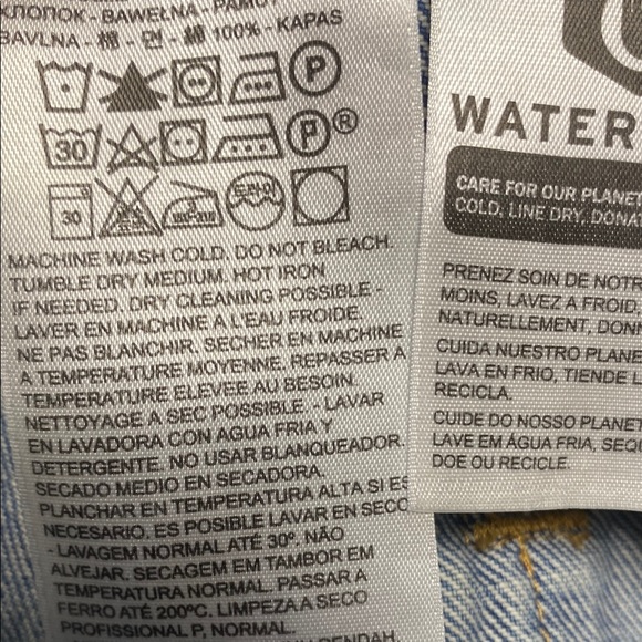 Levi's size medium Classic Blue Denim‎ Jacket big E medium wash vintage look - Picture 10 of 12